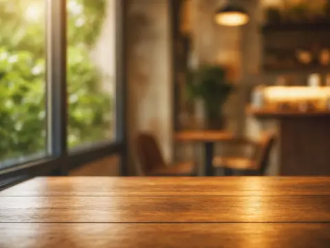 Product staged in the Café table scene