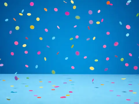 Product staged in the Confetti burst scene