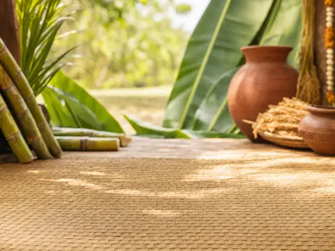 Product staged in the Harvest festival scene