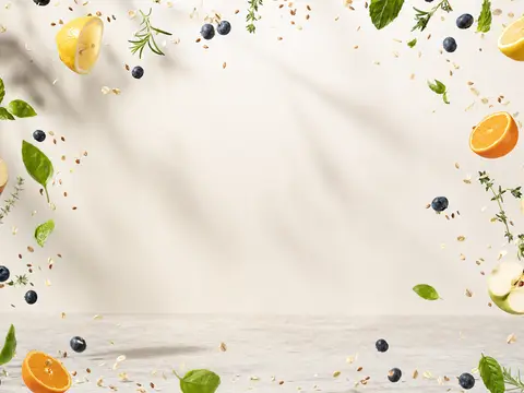Product staged in the Ingredient burst scene