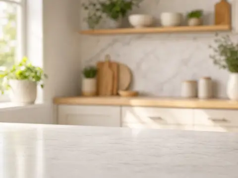 Product staged in the Kitchen counter scene