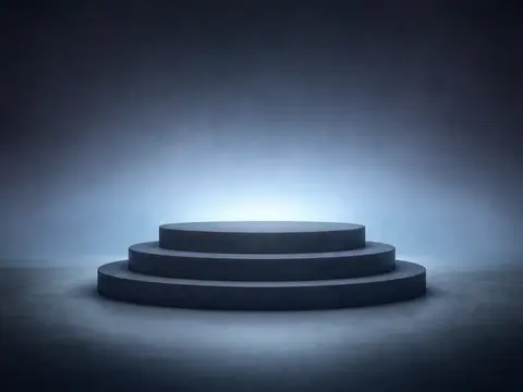 Product staged in the Launch podium scene
