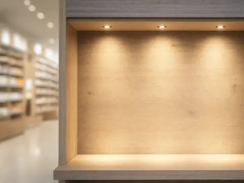 Product staged in the Retail shelf scene