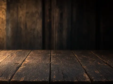 Product staged in the Rustic dark wood scene